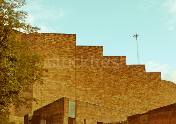 Retro looking Coventry Cathedral Stock photo © claudiodivizia