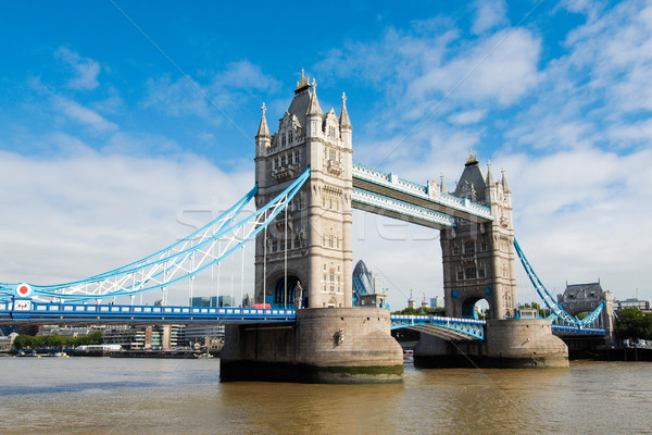 Tower Bridge Londra nehir thames su mimari Stok fotoğraf © claudiodivizia