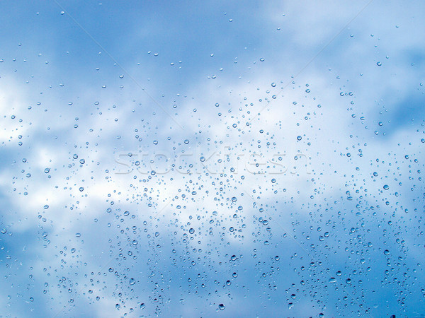 雨 滴 水滴 便利 水 雲 ストックフォト © claudiodivizia