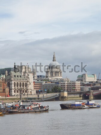 Nehir thames Londra panoramik görmek su Stok fotoğraf © claudiodivizia