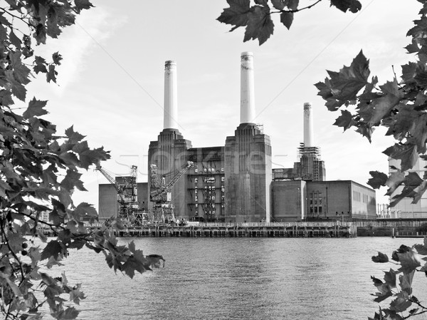 [[stock_photo]]: Londres · centrale · électrique · Angleterre · industrielle · rétro · architecture