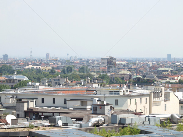 Milano Italia vedere oraş milano constructii Imagine de stoc © claudiodivizia