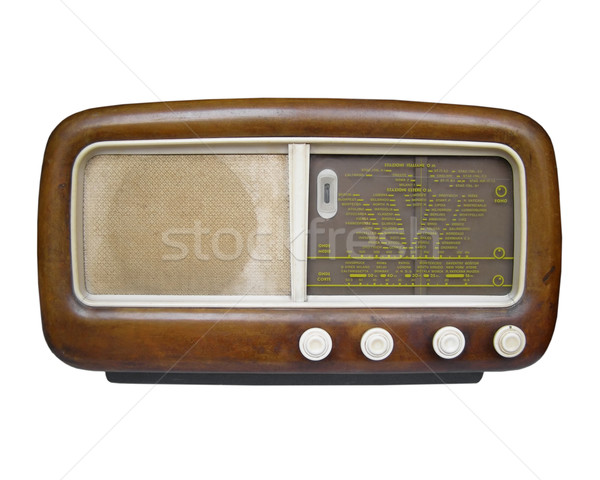 Old AM radio tuner Stock photo © claudiodivizia