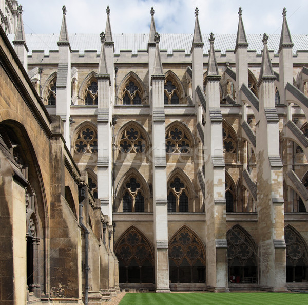 Westminster abbaye église Londres rétro Angleterre [[stock_photo]] © claudiodivizia