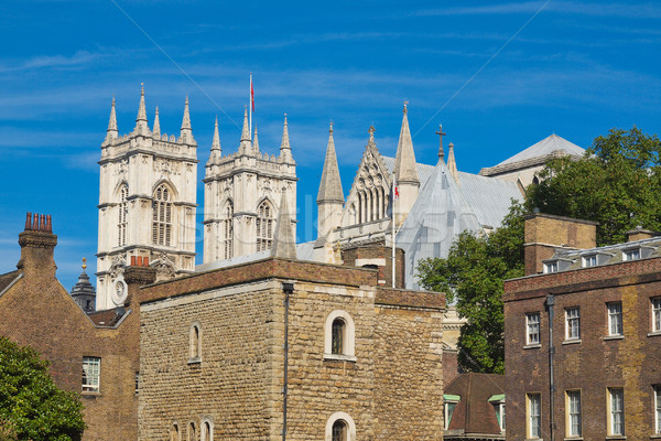 Westminster Abtei Kirche London Jahrgang Religion Stock foto © claudiodivizia