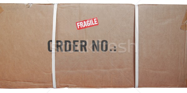 Stock photo: Packet parcel isolated