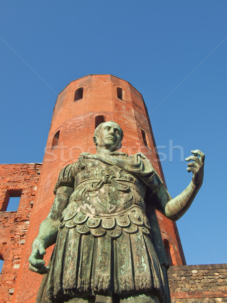 Stockfoto: Romeinse · standbeeld · oude · keizer · stad