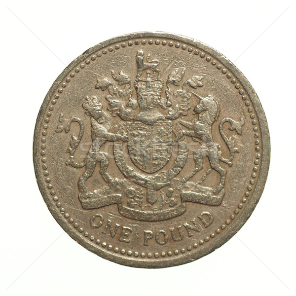 One Pound coin Stock photo © claudiodivizia