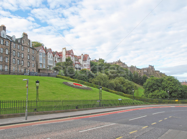 Edinburgh zamek Szkocji wielka brytania Zjednoczone Królestwo budowy Zdjęcia stock © claudiodivizia