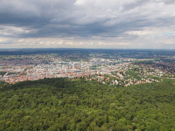 Stockfoto: Duitsland · stad · skyline · panorama · toren