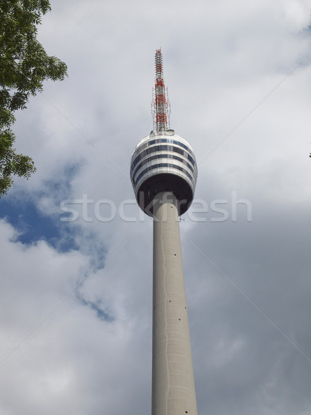 TV tower in Stuttgart Stock photo © claudiodivizia