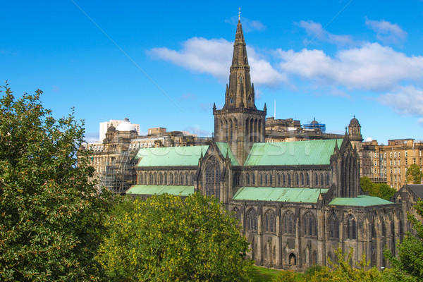 Glasgow katedral yüksek inşaat duvar dizayn Stok fotoğraf © claudiodivizia