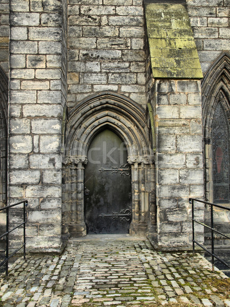 Glasgow katedry hdr wysoki dynamiczny Zdjęcia stock © claudiodivizia