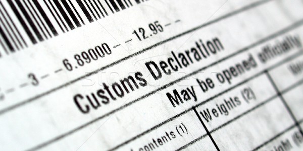 Customs declaration Stock photo © claudiodivizia
