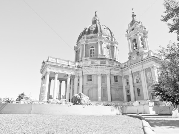 Bazilica torino Italia vechi baroc abatie Imagine de stoc © claudiodivizia