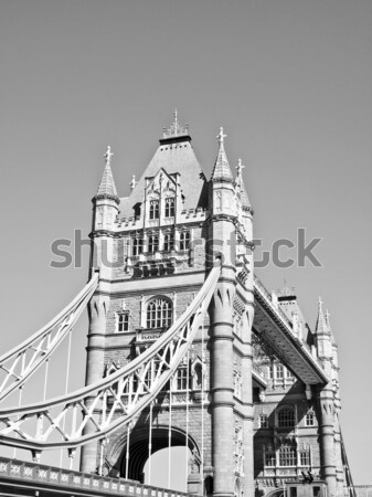 Tower Bridge Londres rivière thames eau architecture Photo stock © claudiodivizia