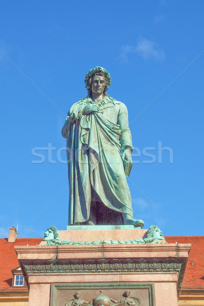 Schiller statue, Stuttgart Stock photo © claudiodivizia