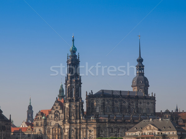 Dresden Hofkirche Stock photo © claudiodivizia