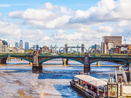 Сток-фото: реке · Темза · Лондон · панорамный · мнение · Европа