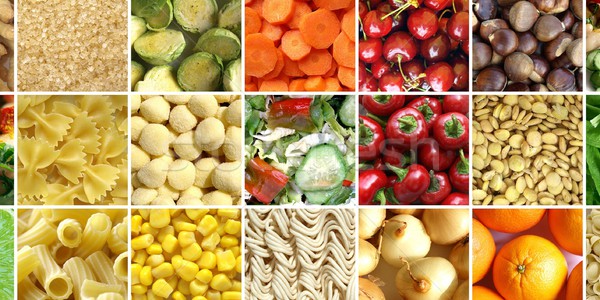 Food collage Stock photo © claudiodivizia