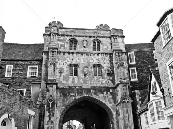 St Augustine Gate in Canterbury Stock photo © claudiodivizia