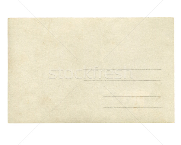 Stock fotó: Képeslap · hasznos · izolált · fehér · posta · levél