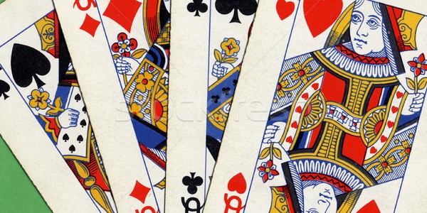 Poker of queens cards Stock photo © claudiodivizia