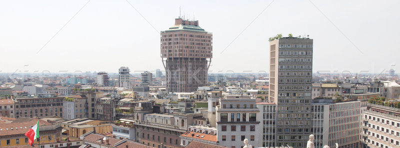 Milan Itália ver cidade edifício Foto stock © claudiodivizia