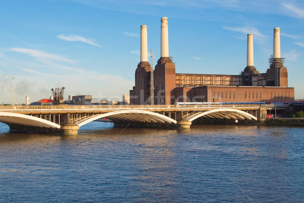 Сток-фото: Лондон · электростанция · Англии · промышленных · ретро · архитектура