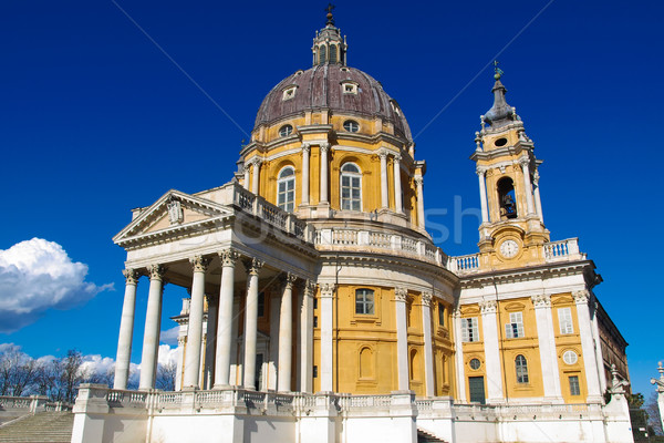 Basilique baroque église colline Italie [[stock_photo]] © claudiodivizia