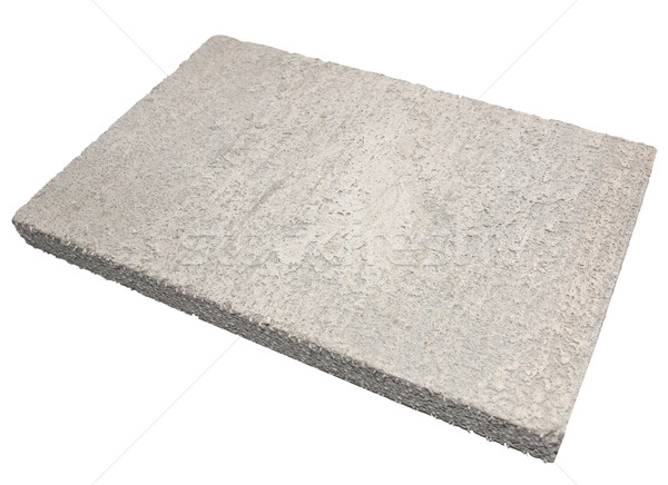 Fény beton panel könnyűsúlyú izolált fehér Stock fotó © claudiodivizia