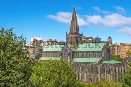 Glasgow katedral yüksek inşaat duvar kilise Stok fotoğraf © claudiodivizia