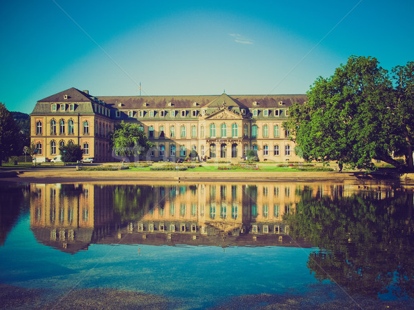 Retro look Schlossplatz (Castle square), Stuttgart Stock photo © claudiodivizia