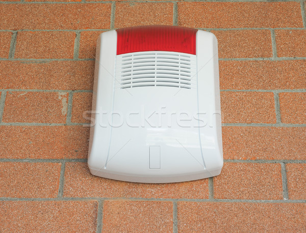 Alarm Flash Licht Einbruch home Sicherheit Stock foto © claudiodivizia