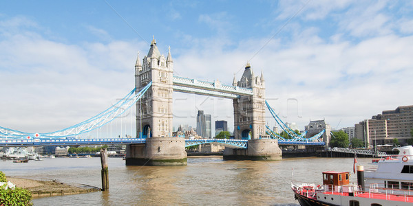 Tower Bridge Londres rivière thames eau tour Photo stock © claudiodivizia