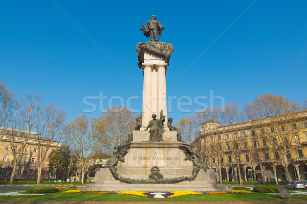 Stock photo: Vittorio Emanuele II statue