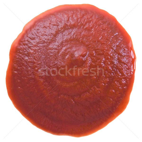 Tomaat ketchup detail Rood tomatensaus gebruikt Stockfoto © claudiodivizia