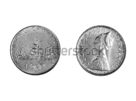 Italian 500 lire coin Stock photo © claudiodivizia