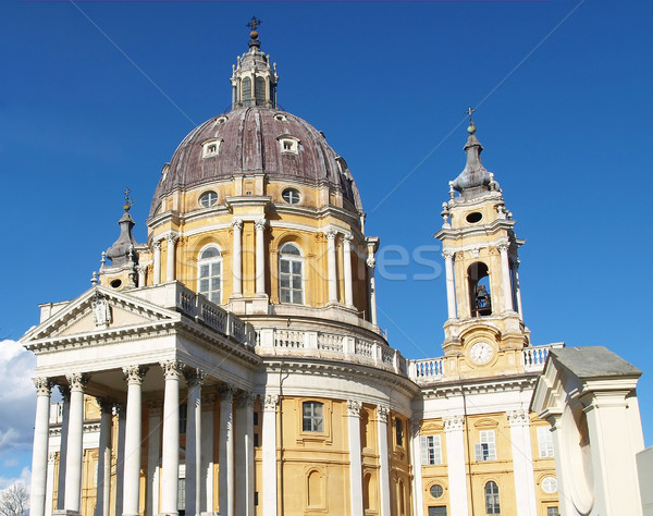 Basilique baroque église colline Italie [[stock_photo]] © claudiodivizia