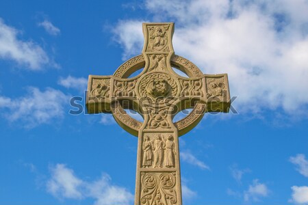 Glasgow mezarlık Gotik bahçe İskoçya kilise Stok fotoğraf © claudiodivizia