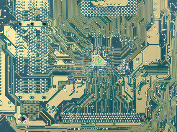 Сток-фото: напечатанный · схеме · подробность · электронных · компьютер