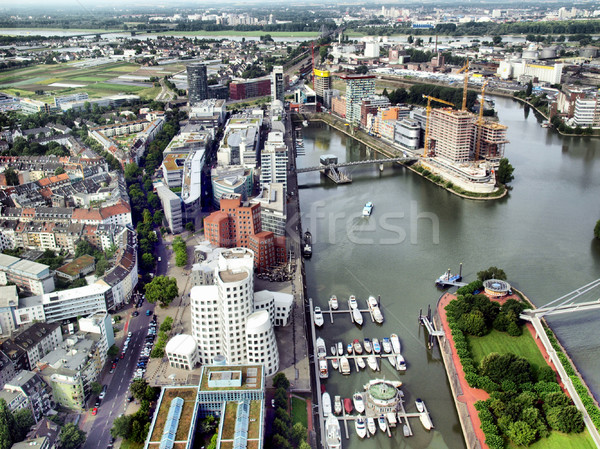 Duesseldorf Mediahafen Stock photo © claudiodivizia