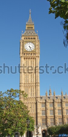 Big Ben huizen parlement westminster paleis Londen Stockfoto © claudiodivizia