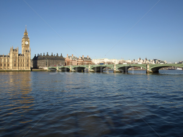 Сток-фото: Вестминстерский · моста · Лондон · реке · Темза · воды