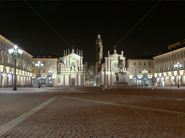 Torino baroque architecture bâtiment ville [[stock_photo]] © claudiodivizia
