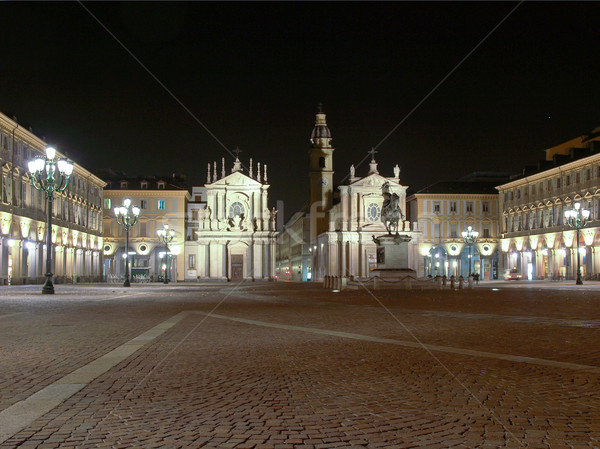 Piazza San Carlo, Turin Stock photo © claudiodivizia