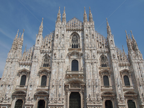 Stockfoto: Milaan · gothic · kathedraal · kerk · Italië