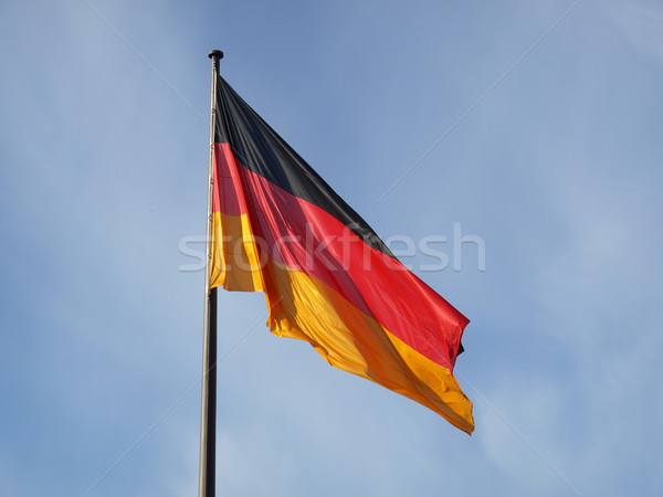 Bandeira Alemanha vermelho preto país Berlim Foto stock © claudiodivizia