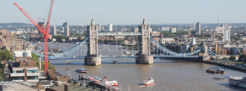 Тауэрский мост Лондон реке Темза воды Европа Сток-фото © claudiodivizia