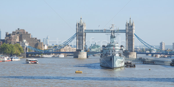 Foto stock: Tower · Bridge · Londres · rio · água · torre